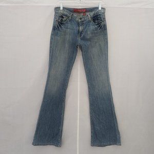 Guess 81 Stretch Jeans Melrose Flare Leg Waist Sz 29